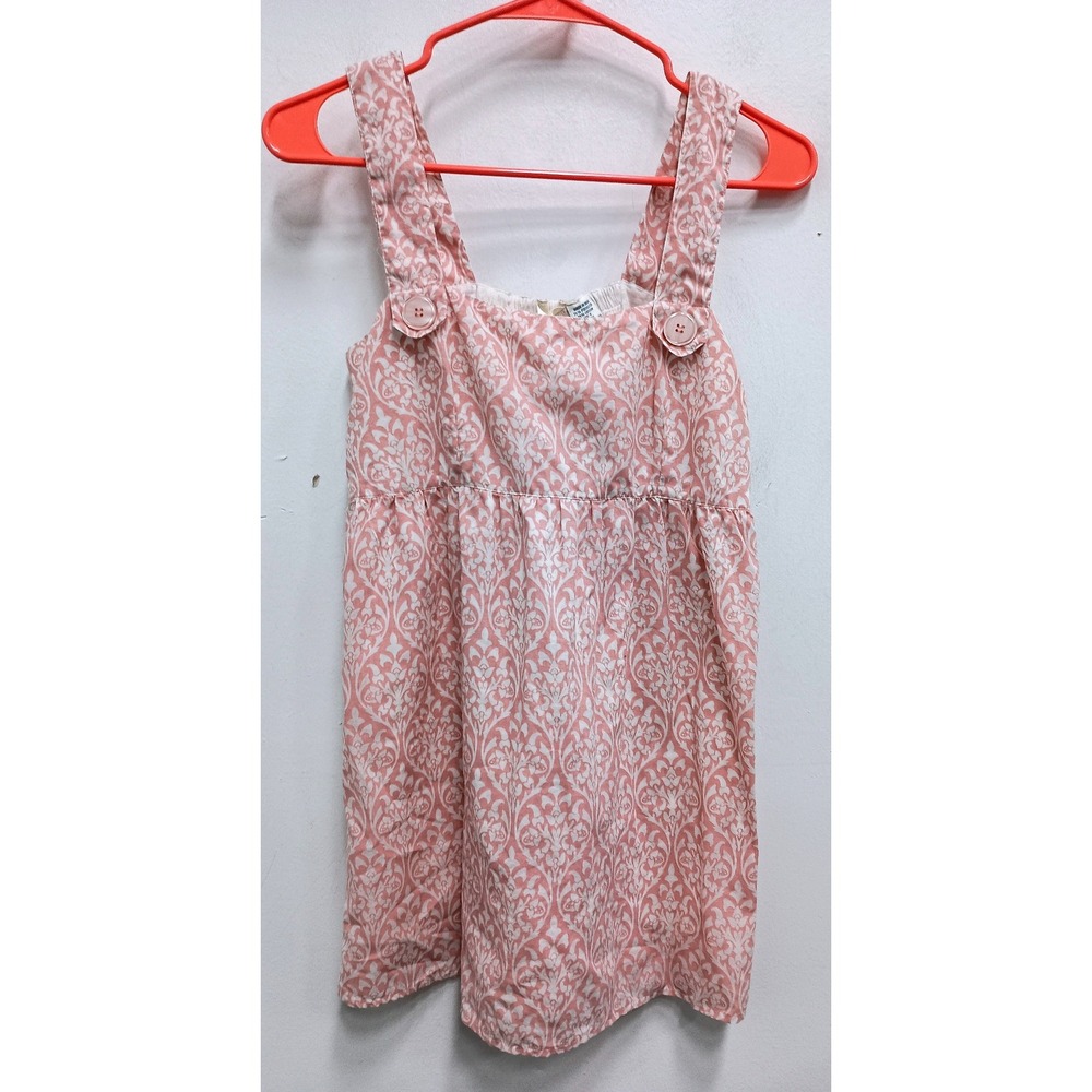VTG Y2K Maurices Babydoll Tank Top Womens S Pink Damask Sleeveless Tunic